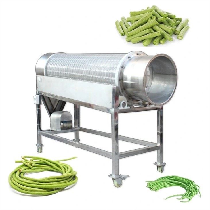 Tèt pwa vèt ak fen machin koupe