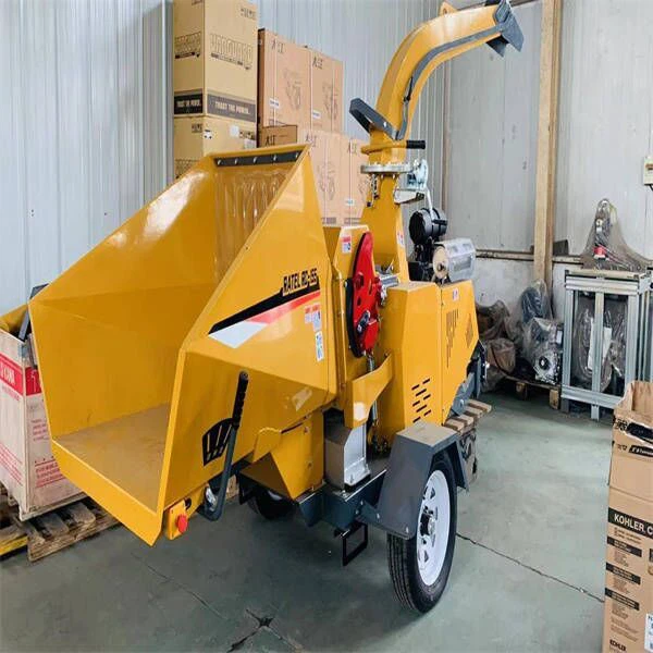 Wood Chipper Shredder machin pou pye bwa ak branch