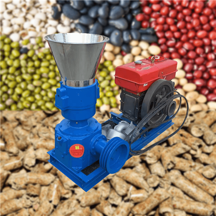 Efikas ak espas-ekonomize Animal Feed Pellet Machine