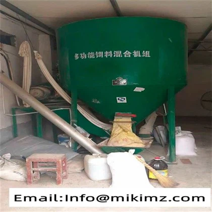 Kapasite 250kg-3000kg Animal Feed Moulin Mixer machin